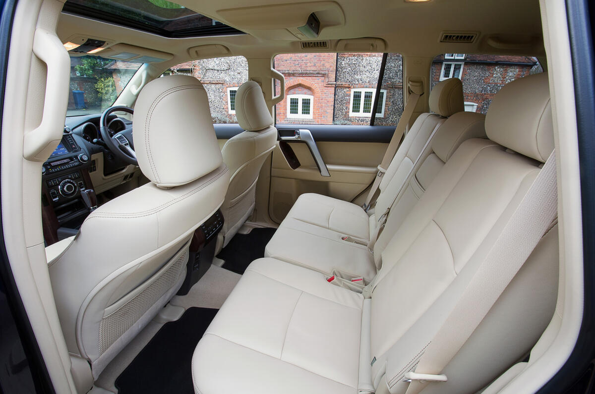 Toyota Land Cruiser rear seats