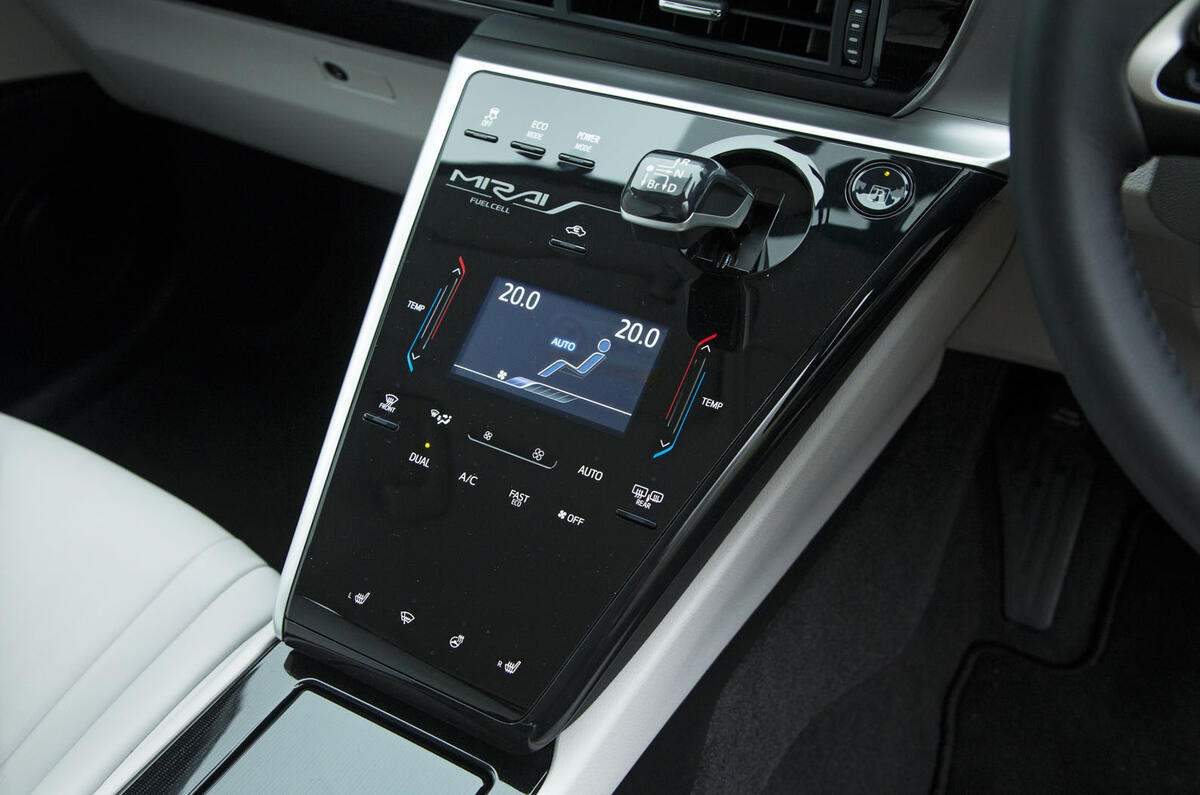 Toyota Mirai centre console