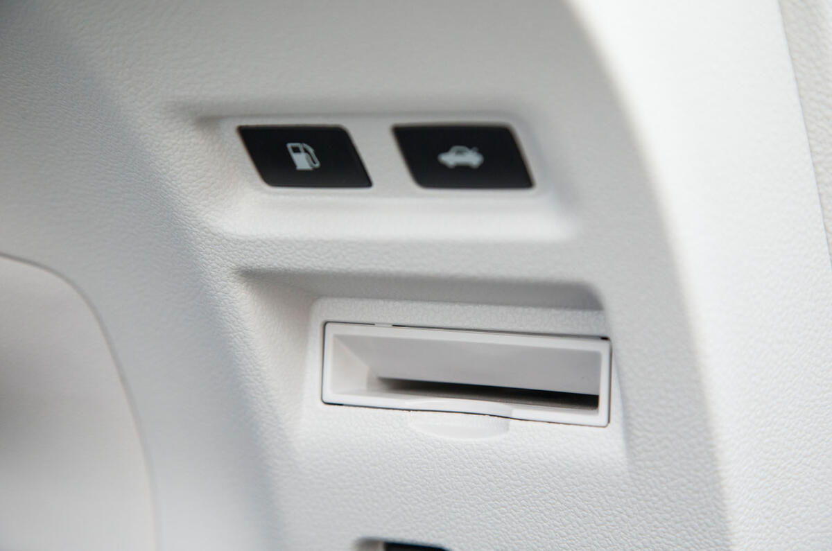 Toyota Mirai fuel cap release