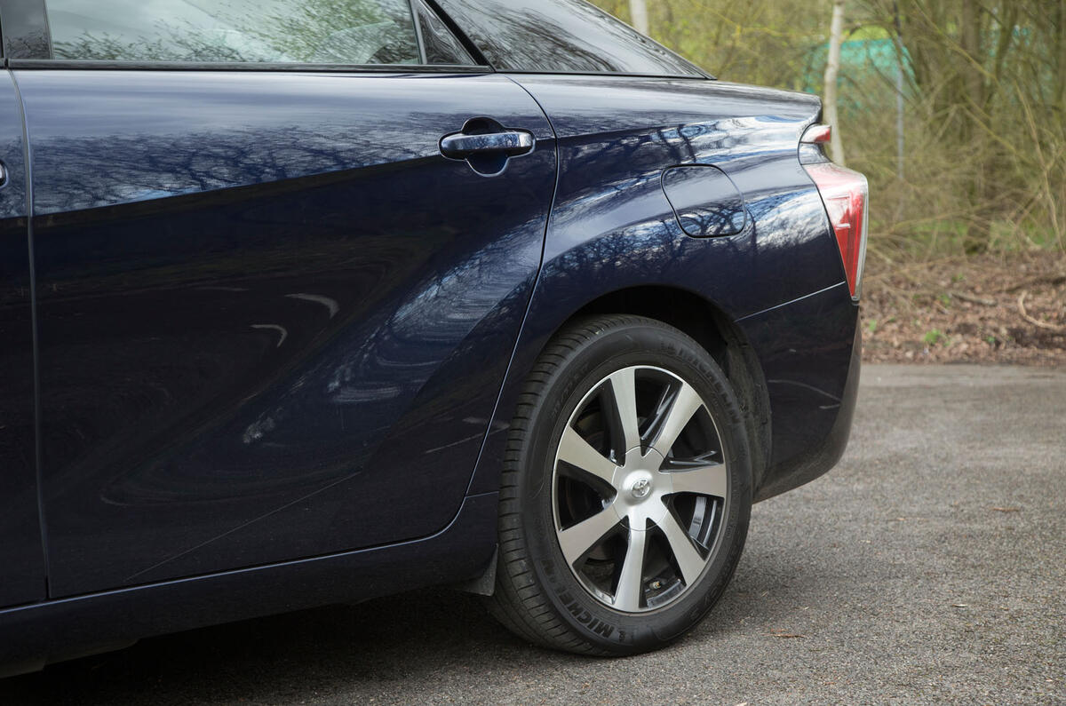 Toyota Mirai rear wheelarch
