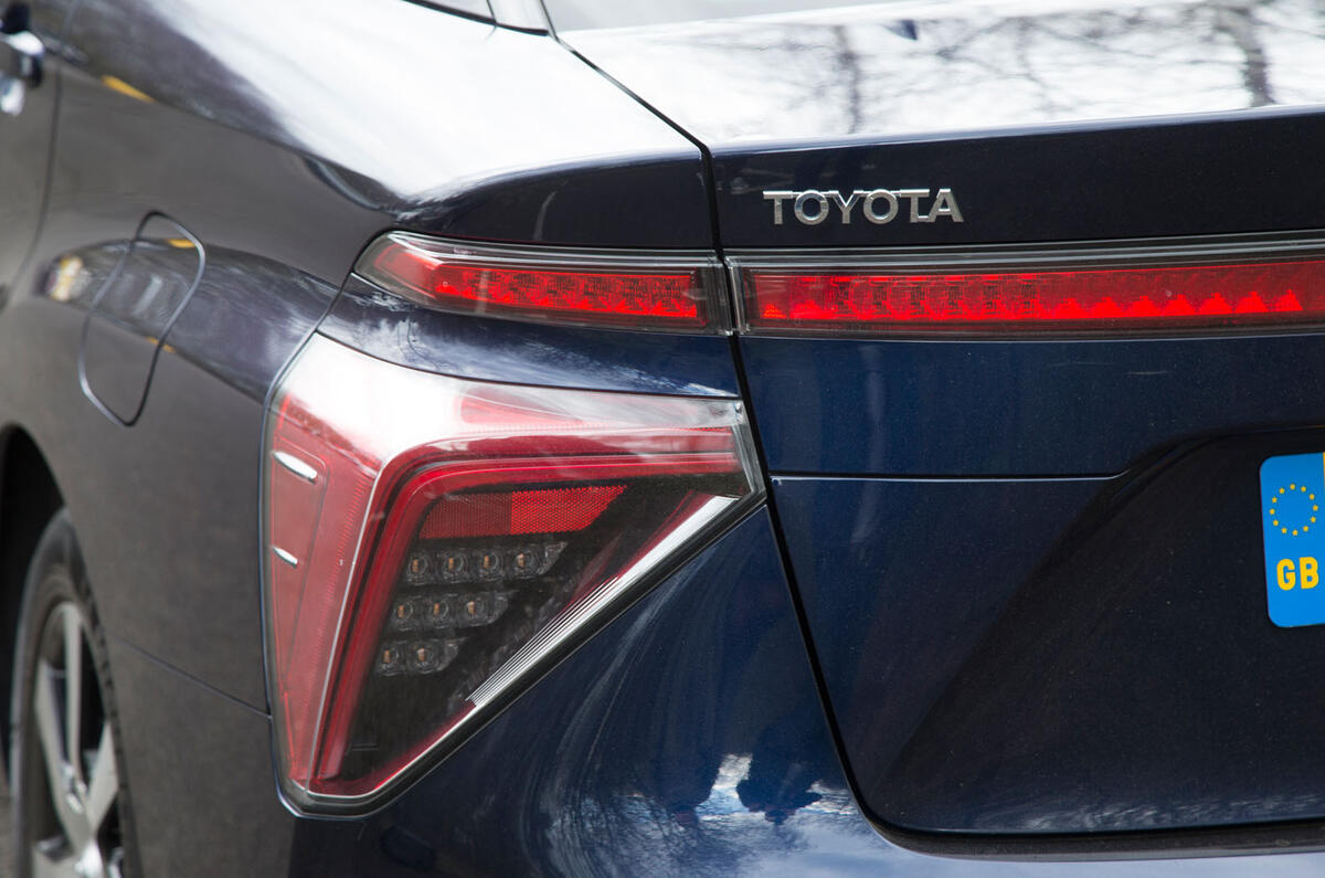 Toyota Mirai rear lights