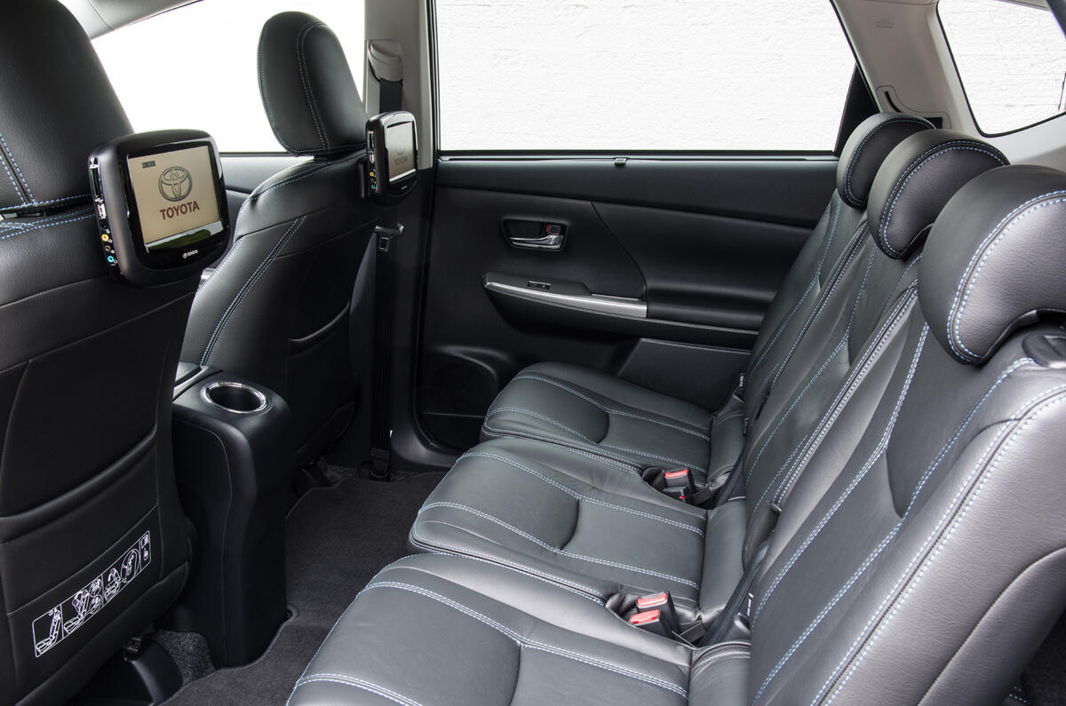 Toyota Prius+ rear seats