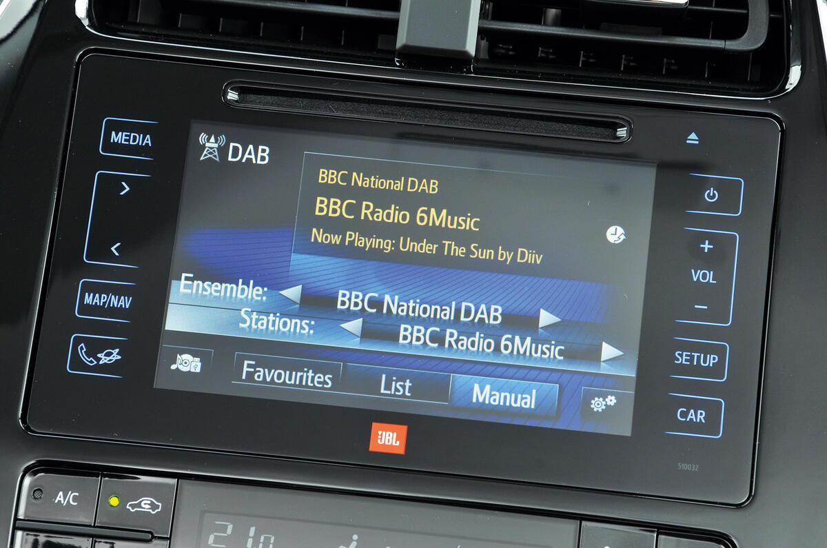 Toyota Prius infotainment system