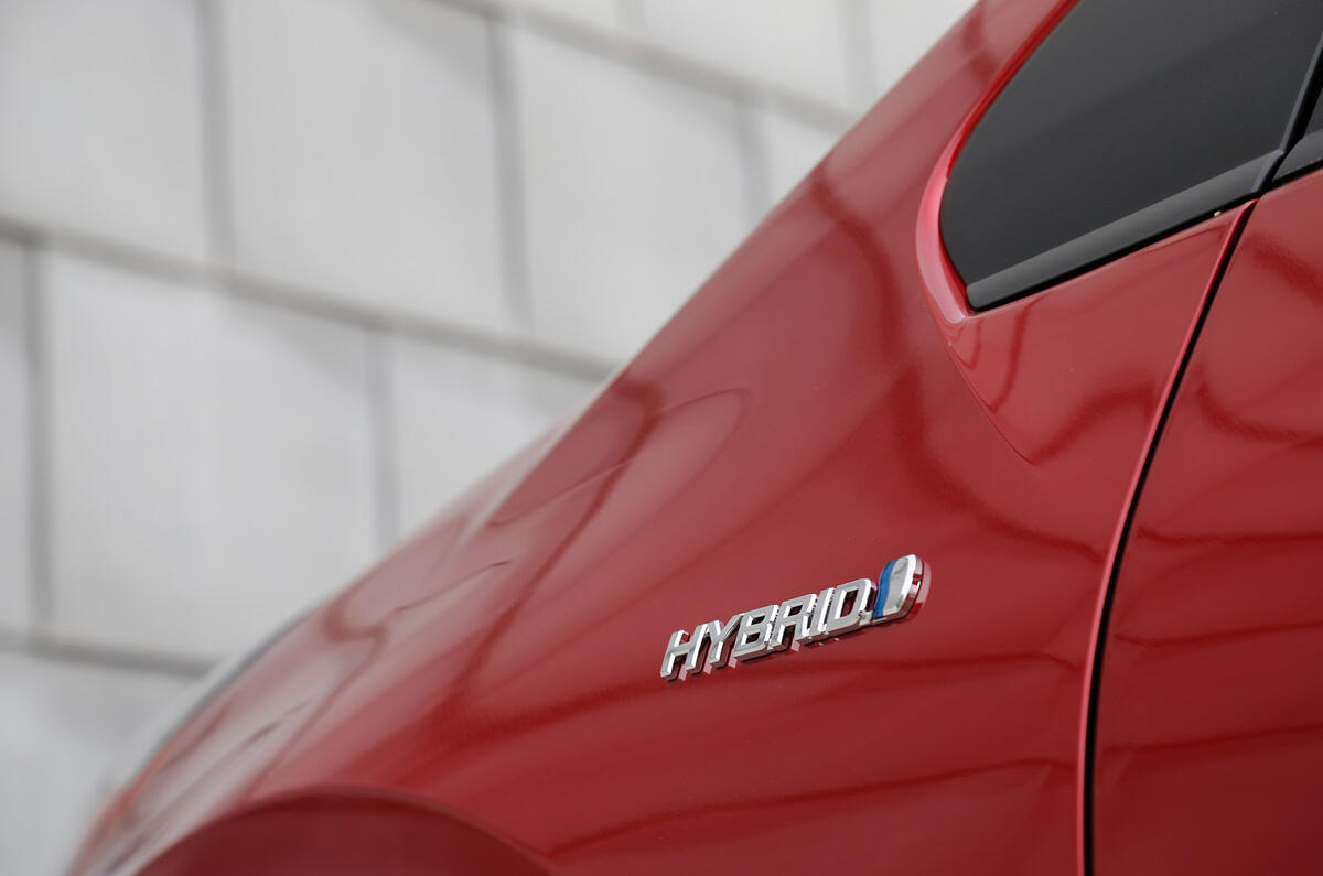 Toyota Prius Hybrid badging