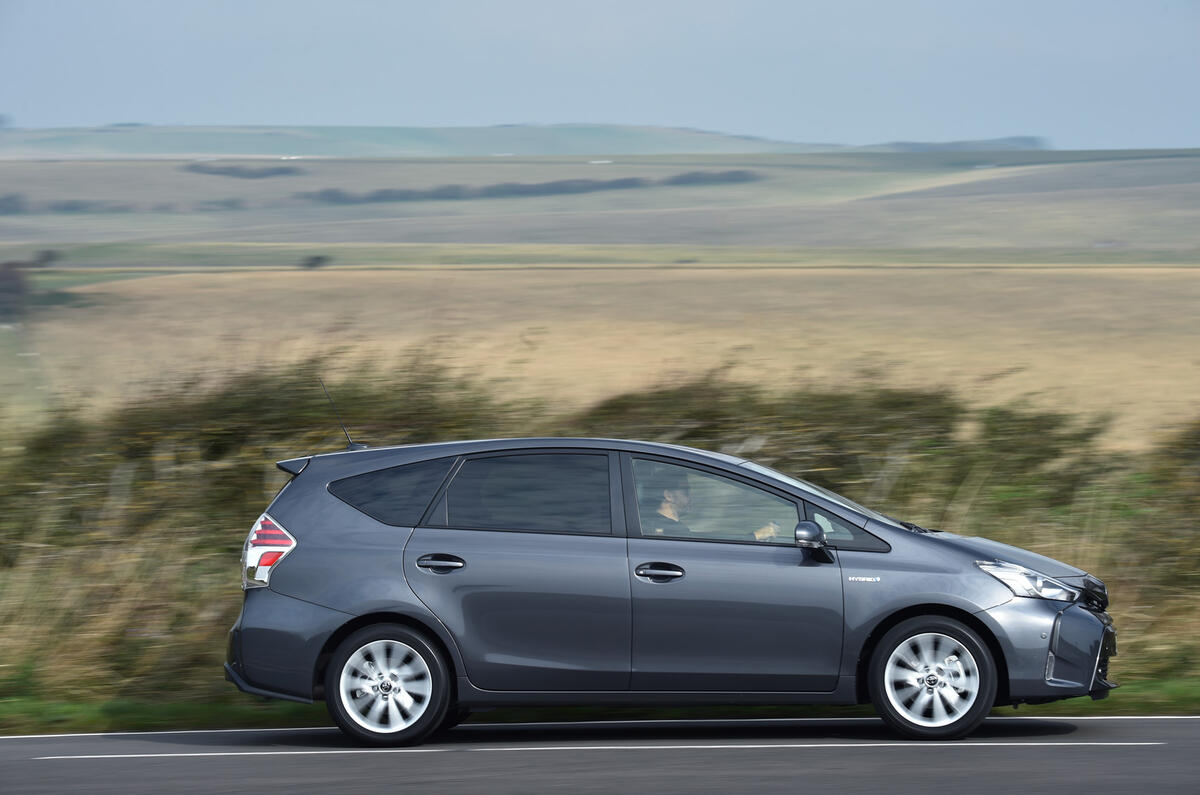 Toyota Prius+ side profile