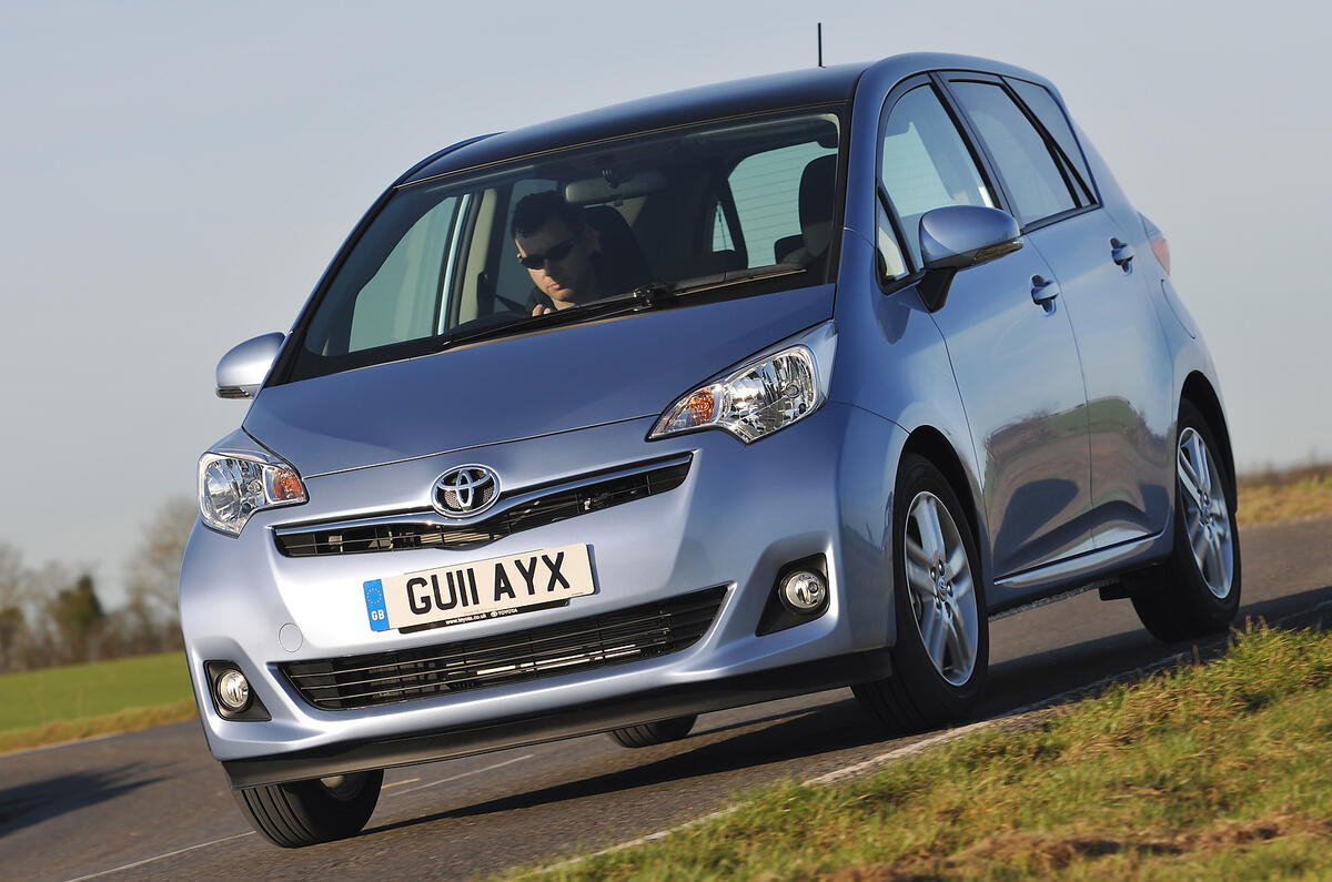 On B roads the Verso S provides a progressive and well resolved balance between a soft ride and predictable, responsive handling Toyota Verso-S cornering