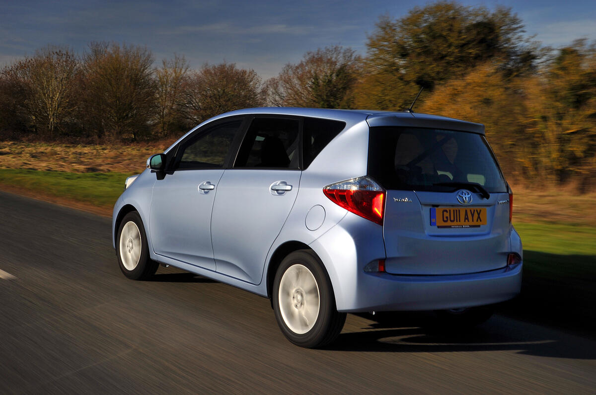 The brakes on the Verso-S are very good in terms of outright stopping power Toyota Verso-S rear quarter