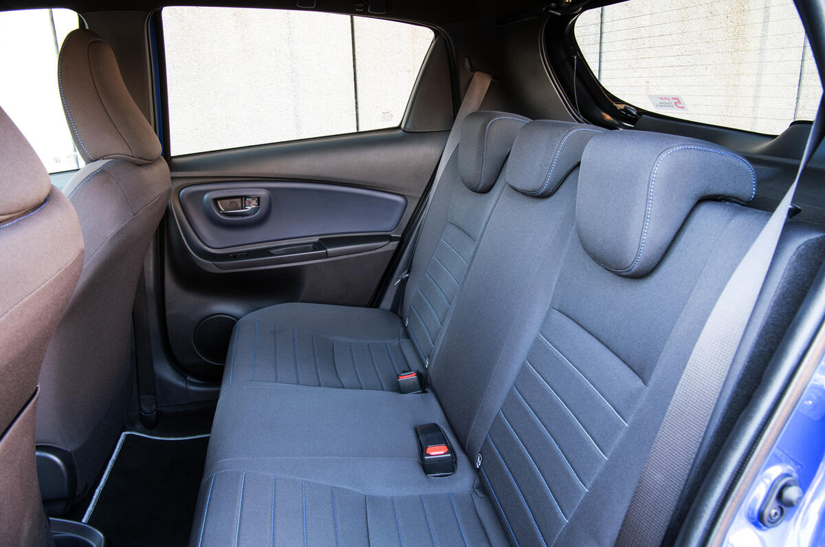 Toyota Yaris rear seats