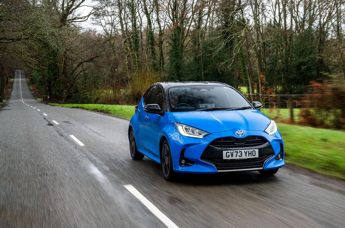 toyota yaris review 2024 04 tracking front toyota yaris review 2024 04 tracking front