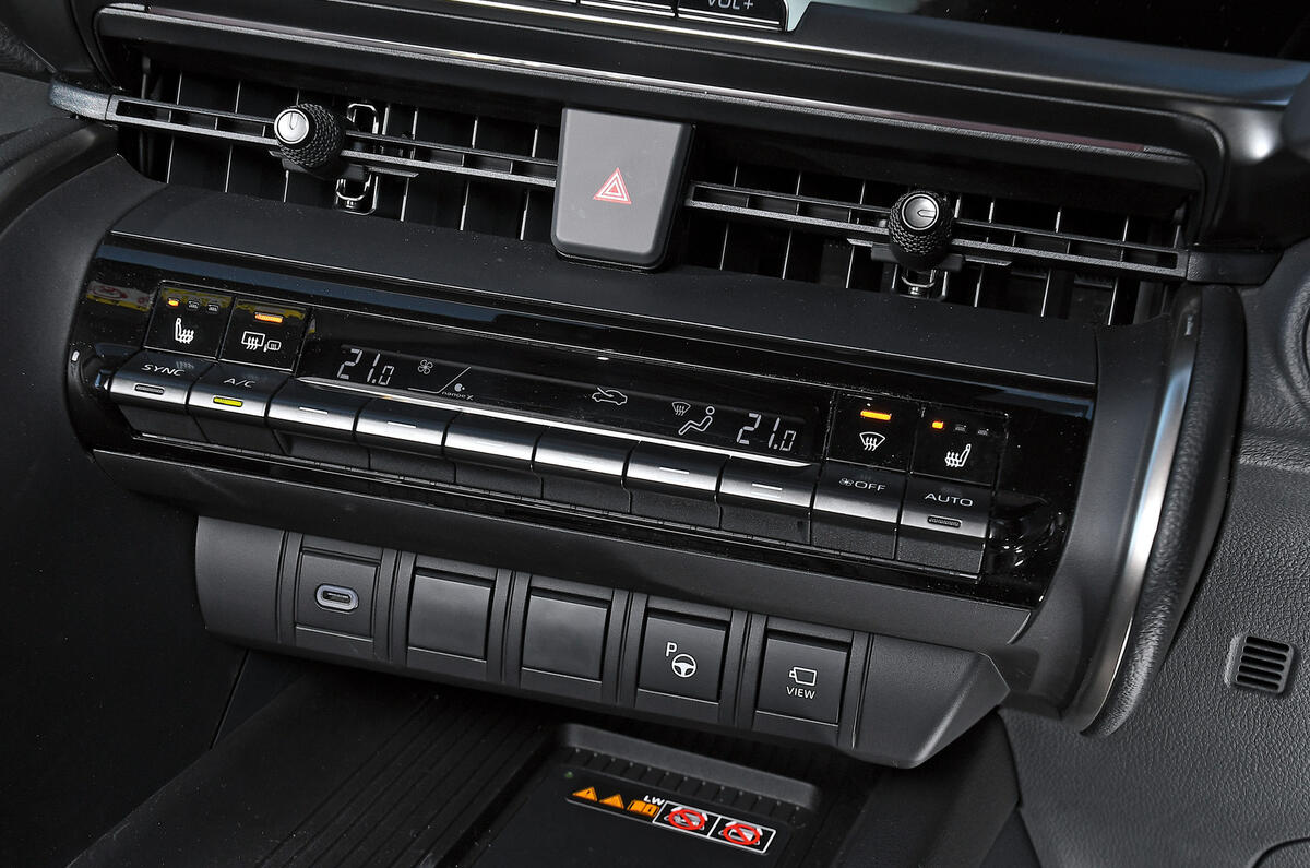 Boutons du Toyota C HR