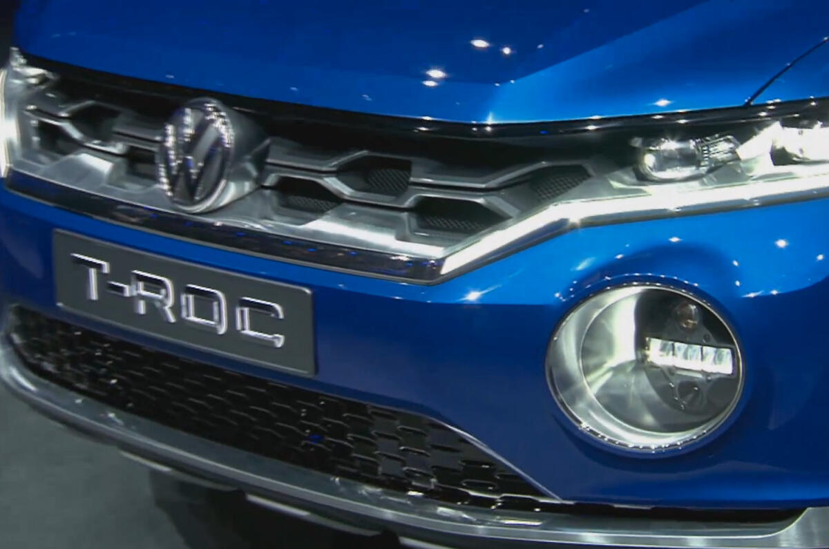 no title VW T-Roc reveals compact SUV plans