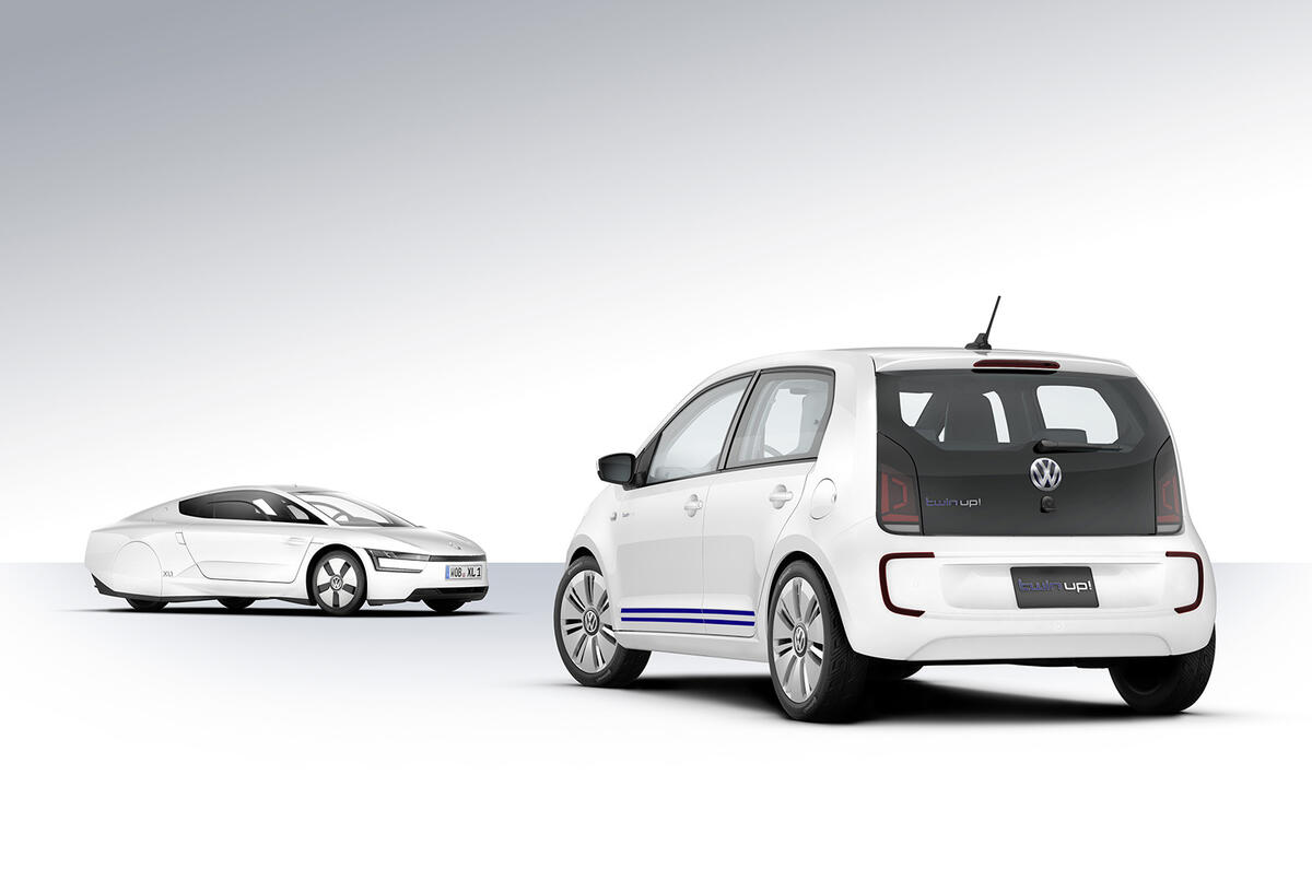 no title Tokyo motor show 2013: Volkswagen Twin-Up hybrid