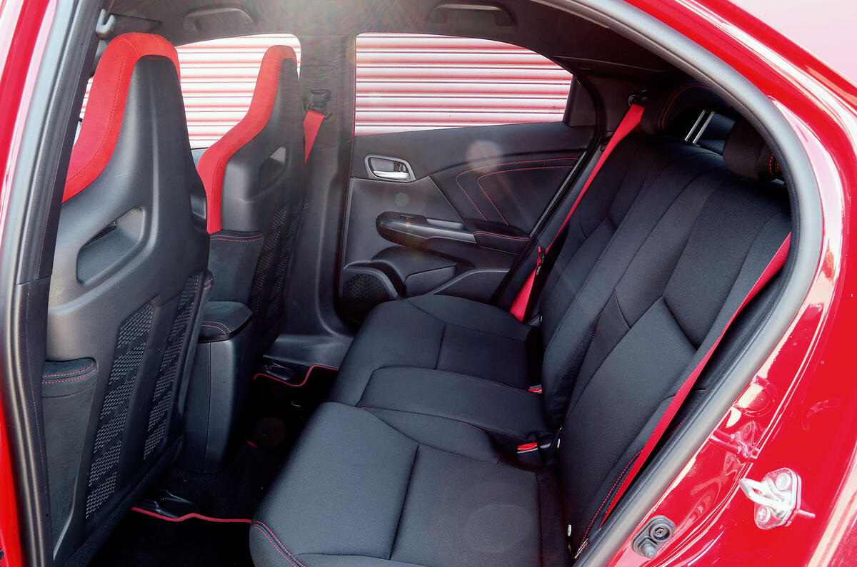 Honda Civic Type-R rear seats