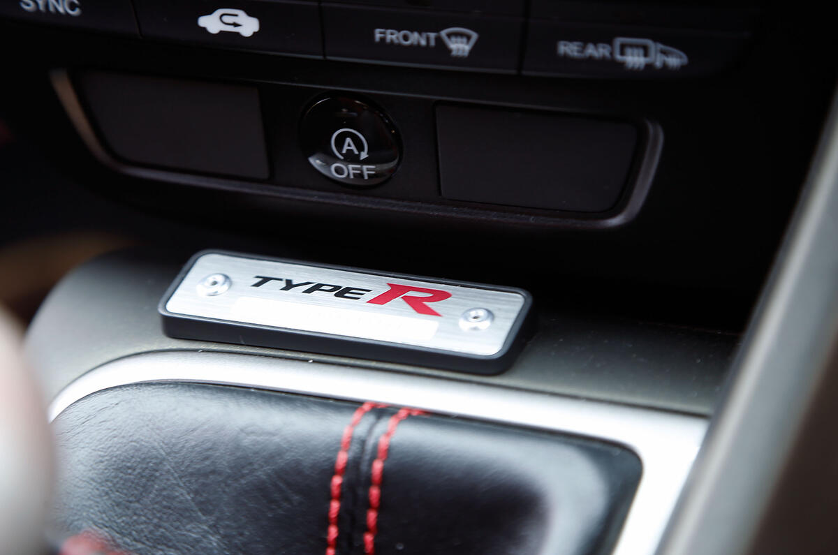 Honda Civic Type-R plaque