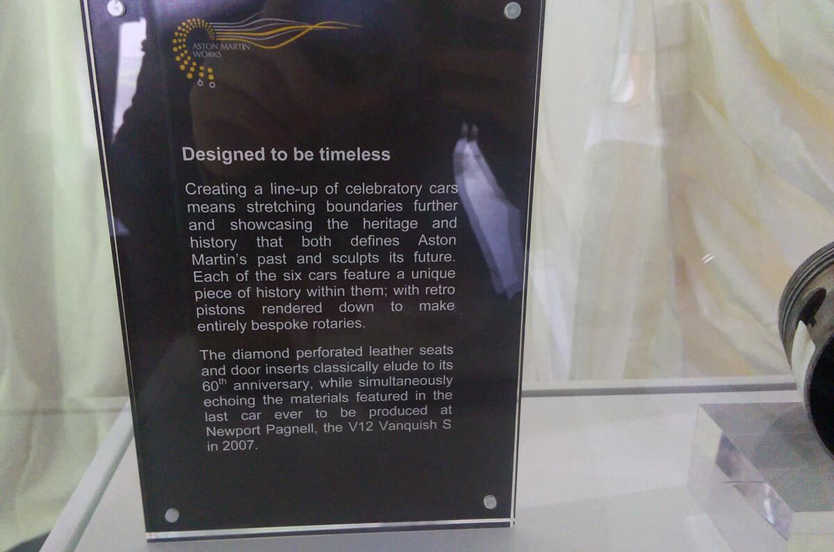 Limited-edition Aston Martin Vanquish models revealed