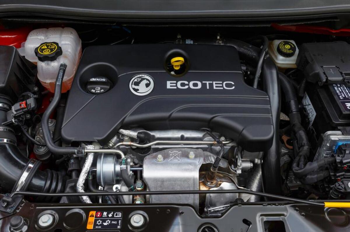 1.0-litre turbocharged Vauxhall Corsa engine