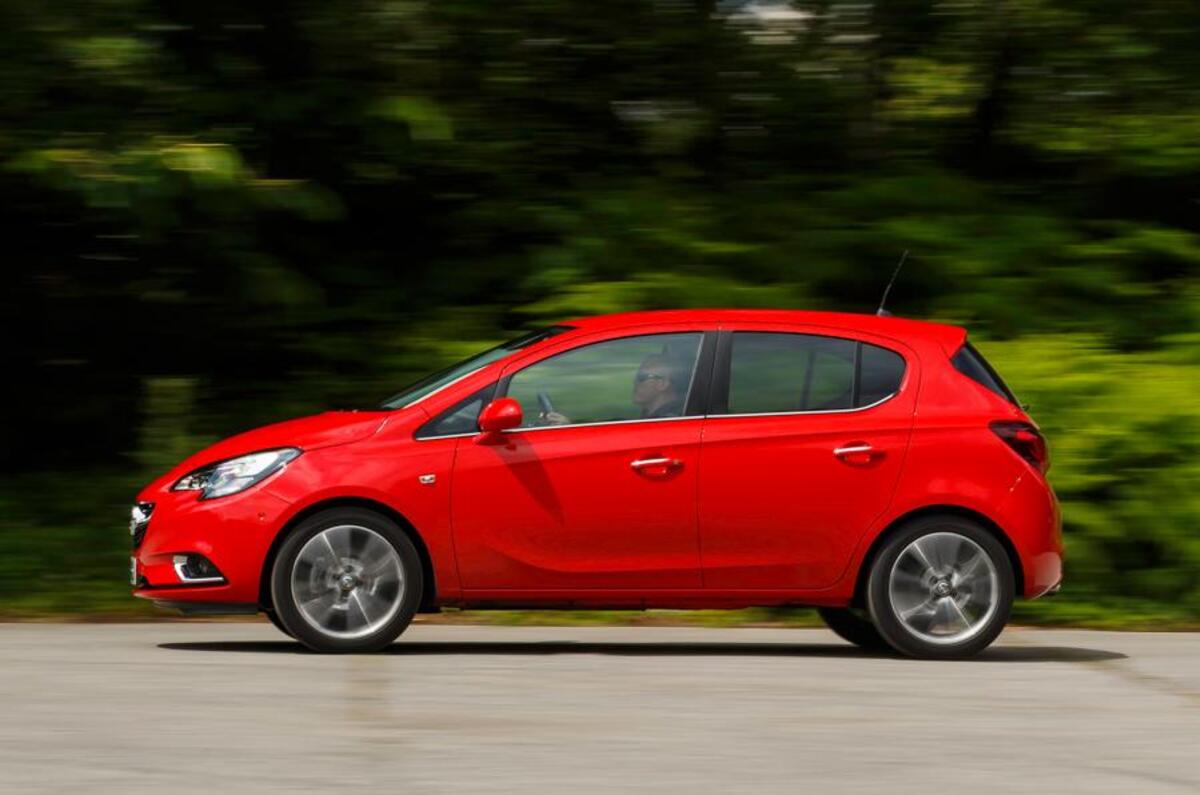 Vauxhall Corsa side profile