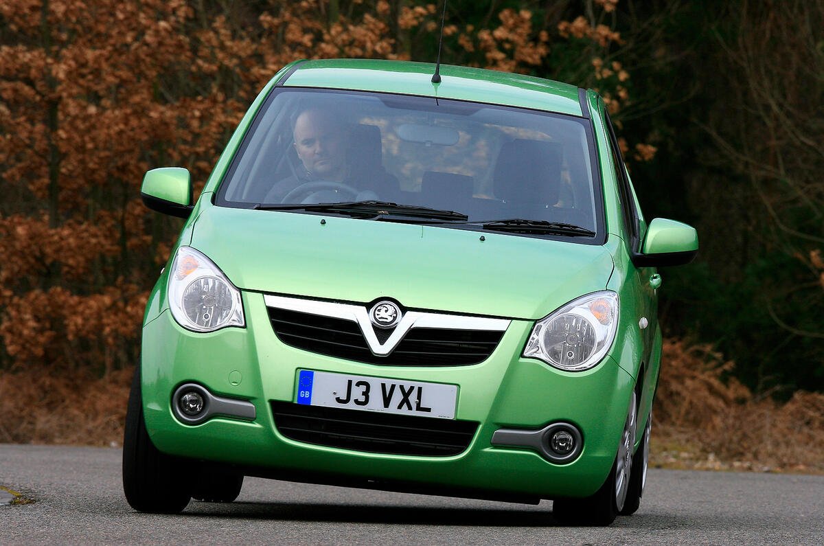 The Agila shines on rutted city streets, where it soaks up imperfections Vauxhall Agila cornering