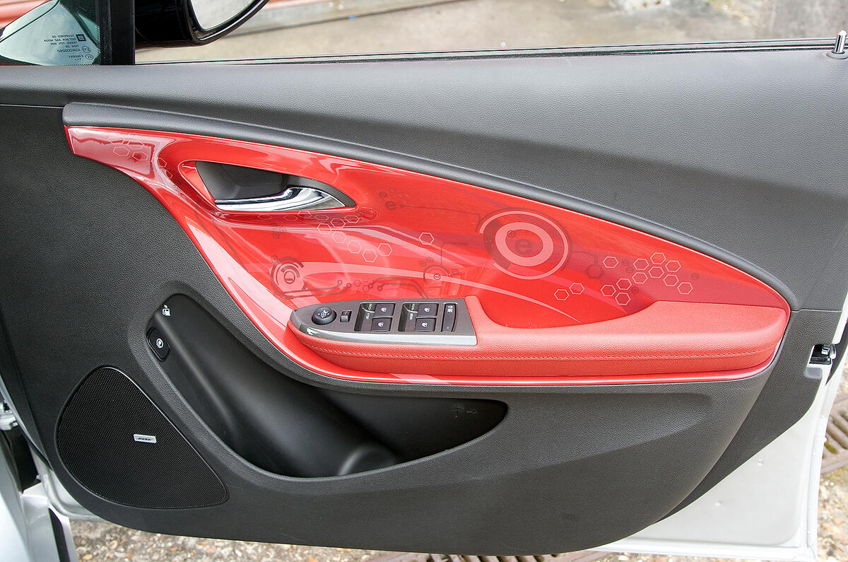 Vauxhall Ampera's funky door cards