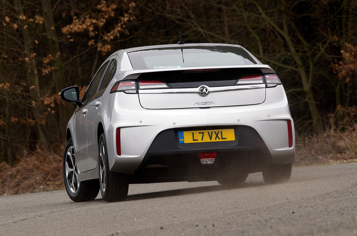 Vauxhall Ampera rear cornering