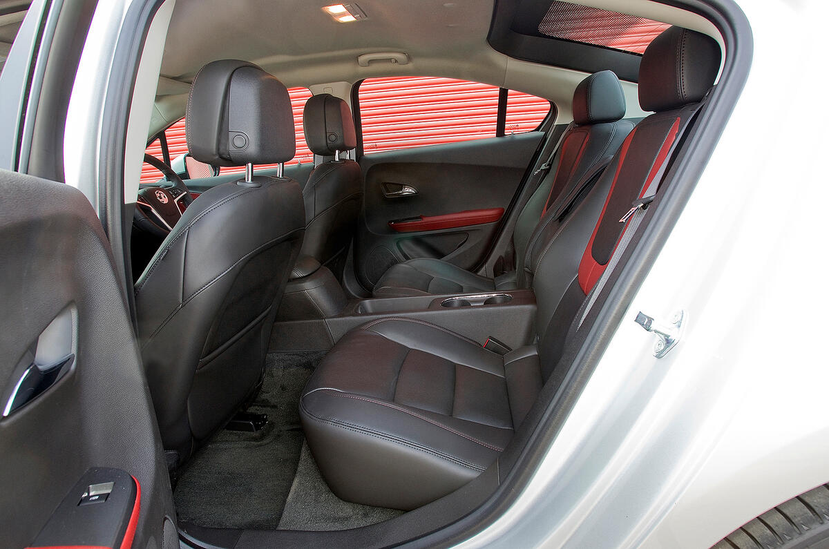 Vauxhall Ampera rear seats