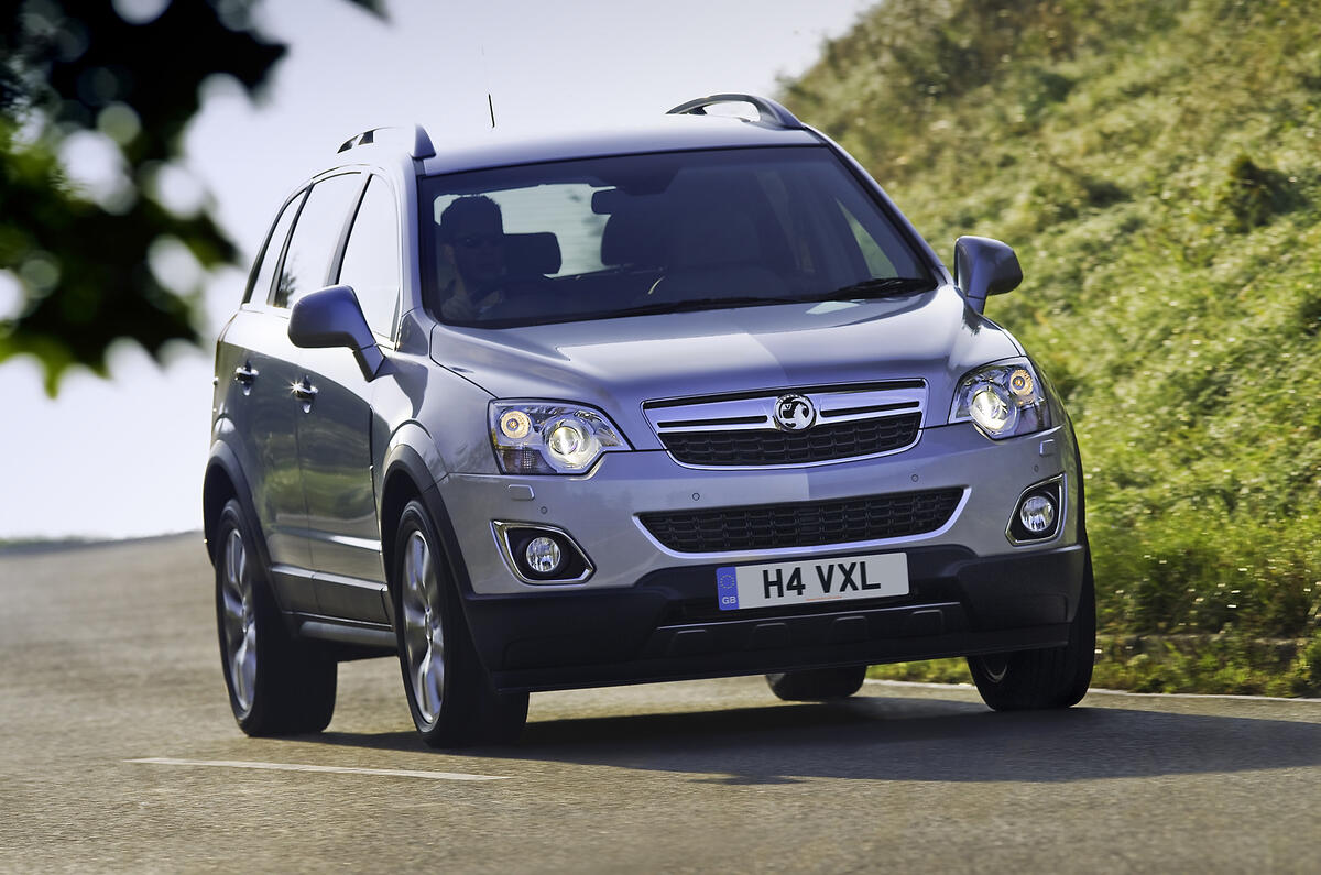 Vauxhall Antara cornering