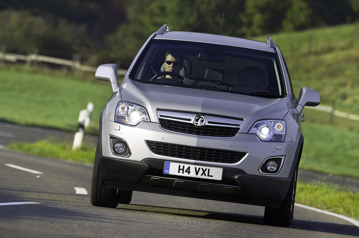 Vauxhall Antara cornering