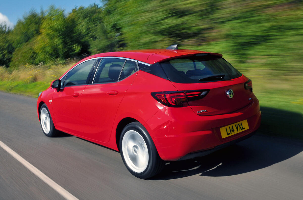 Vauxhall Astra rear