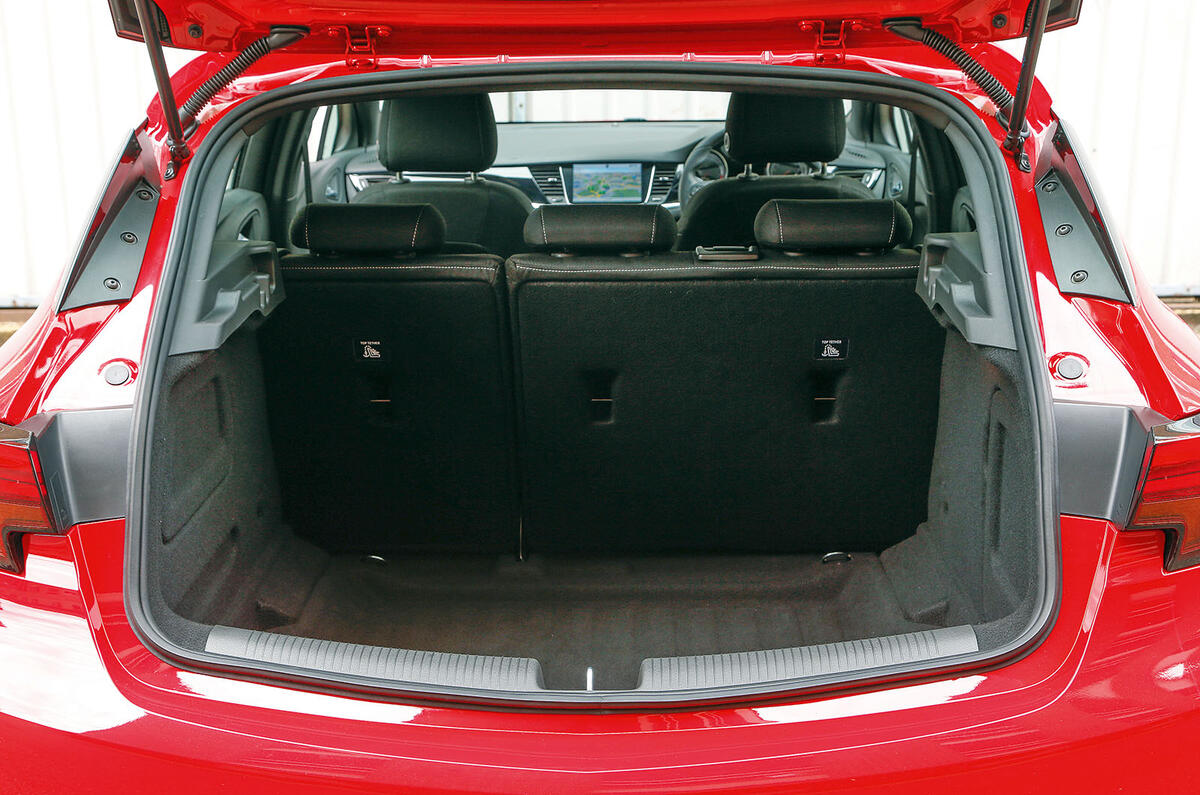 Vauxhall Astra boot space