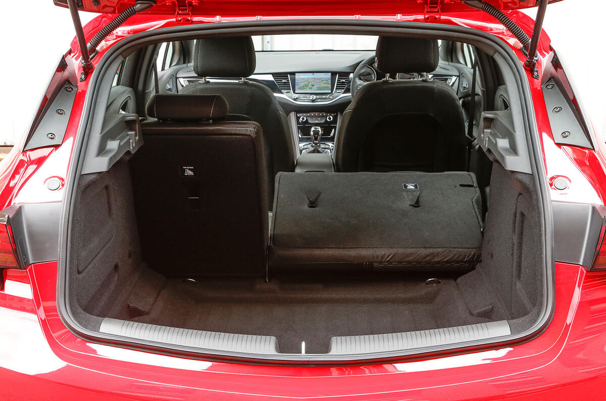 Vauxhall Astra seat flexibility