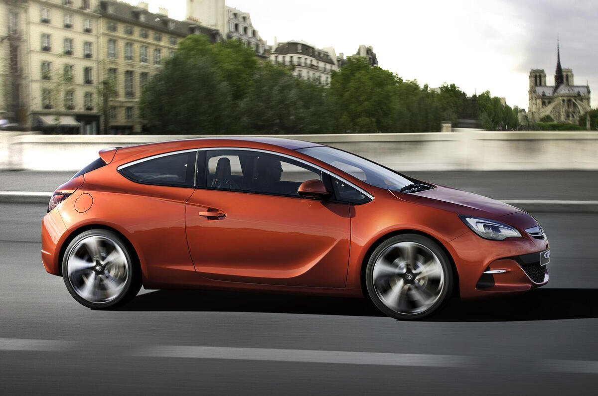 Paris motor show: Vauxhall Astra GTC