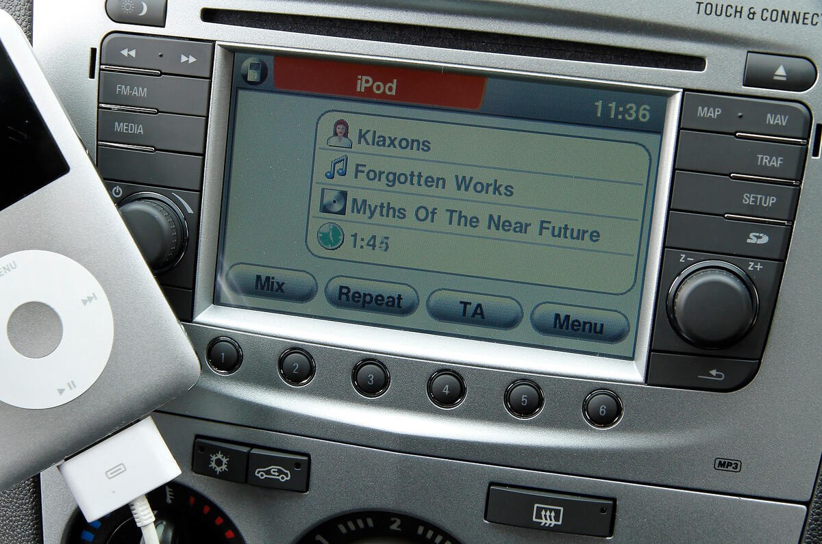 Switchgear looks and feels great on this Club model, giving cabin a lift Vauxhall Corsa infotainment system