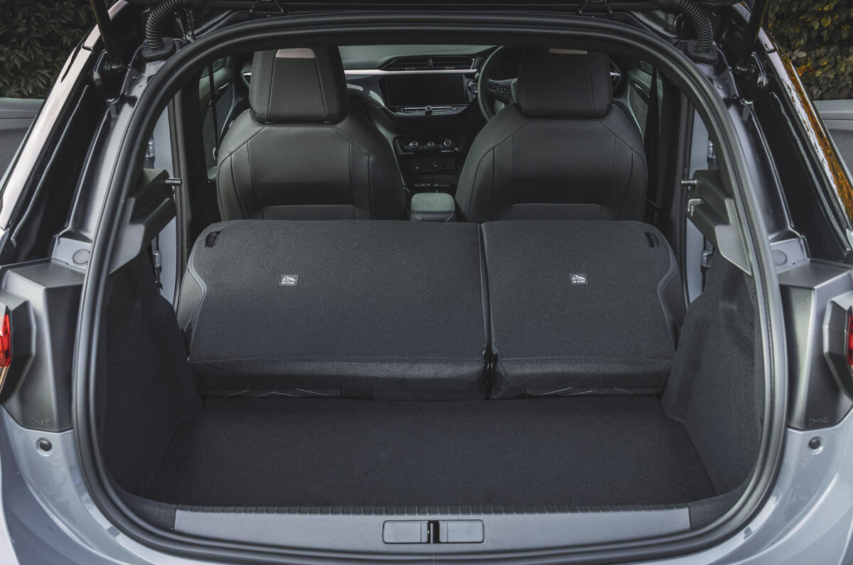 vauxhall corsa electric review 2023 17 boot