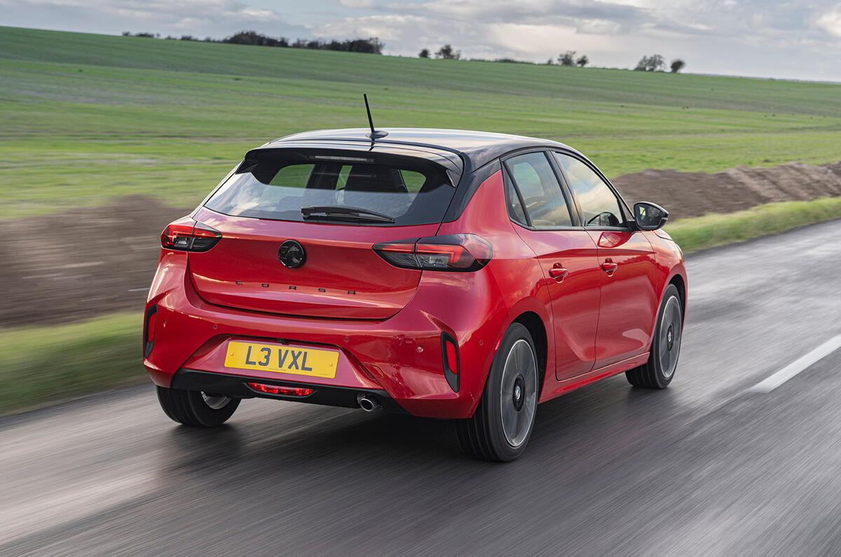 vauxhall corsa review 2023 03 tracking rear