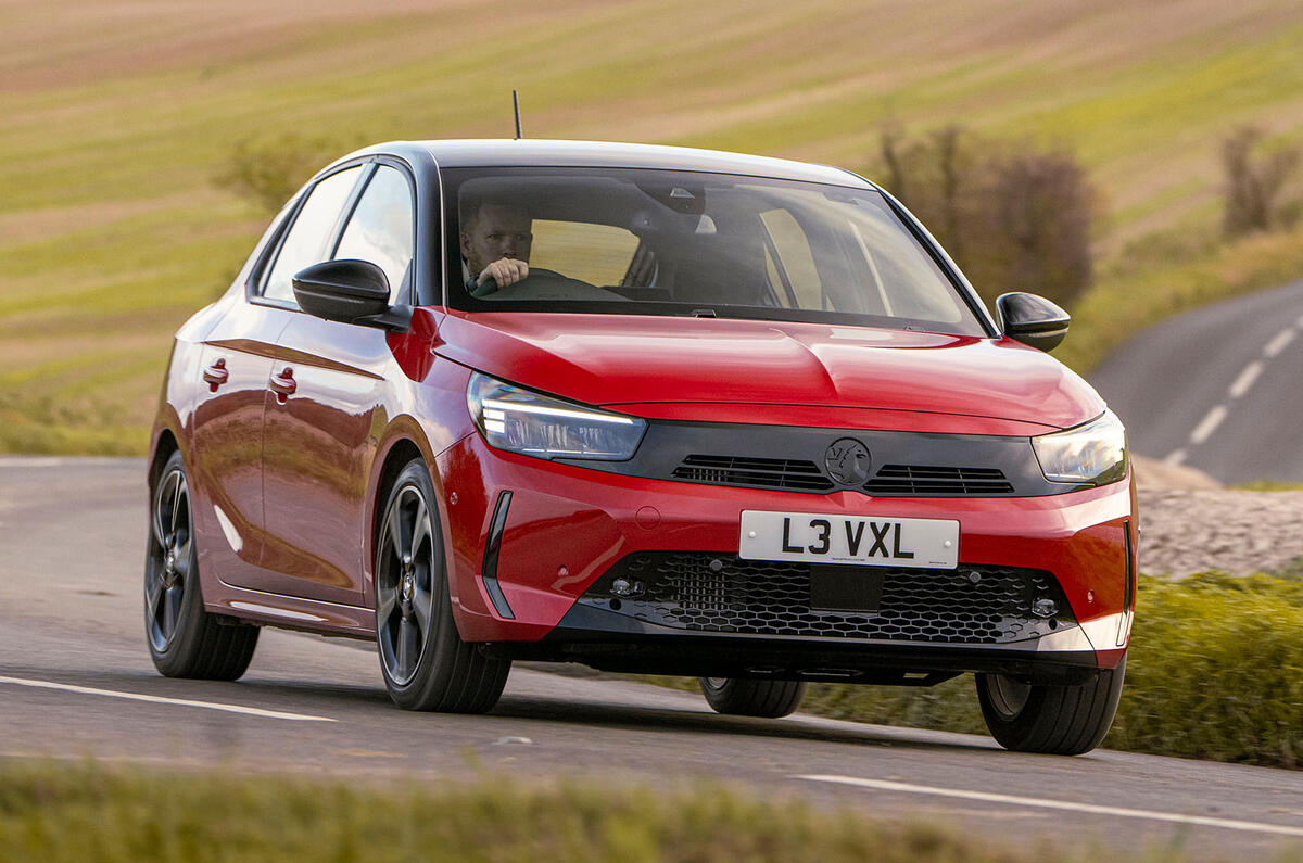 vauxhall corsa review 2023 22 cornering front