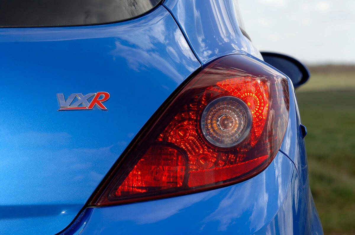 Vauxhall Corsa VXR rear light