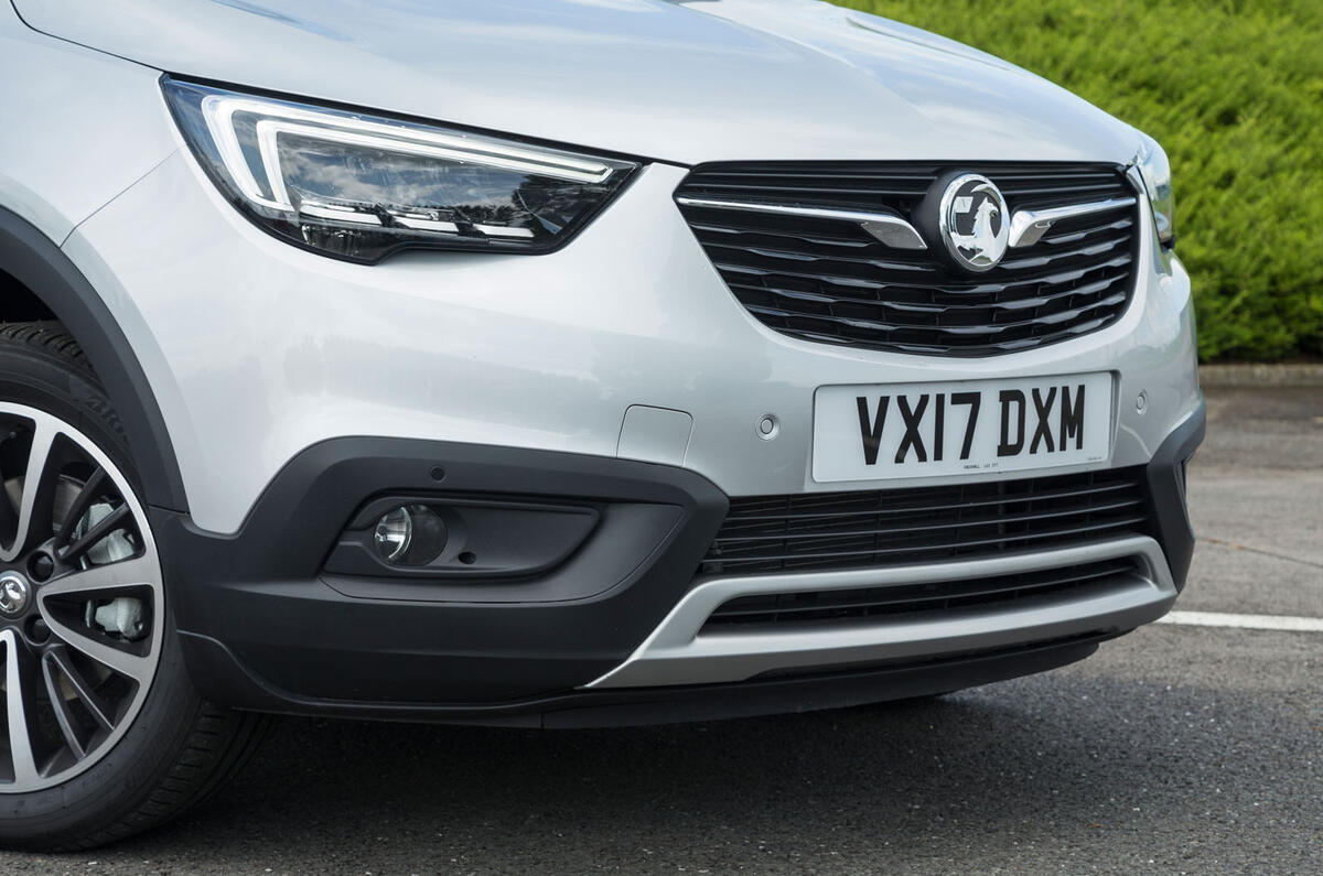 Vauxhall Crossland X front end