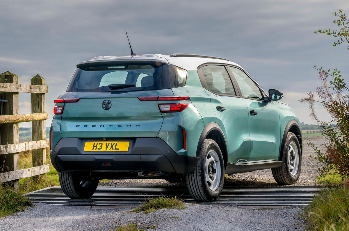 Vauxhall Frontera Hybrid country rear quarter static