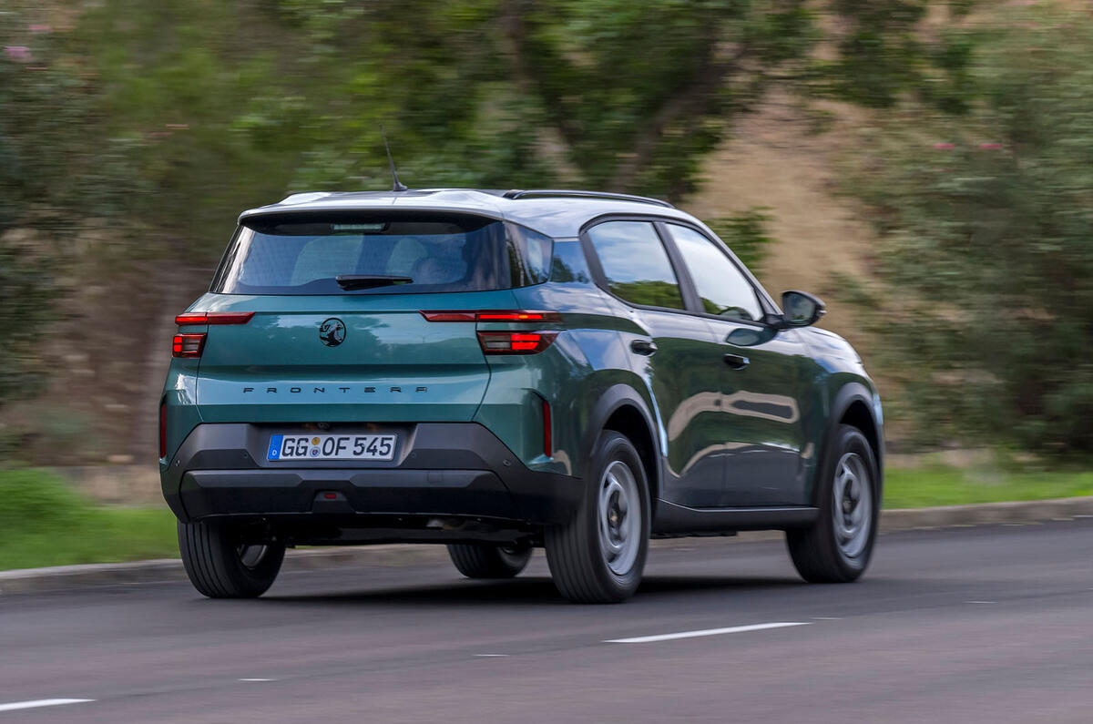 Vauxhall Frontera review 2024 03 rear cornering Vauxhall Frontera review 2024 03 rear cornering