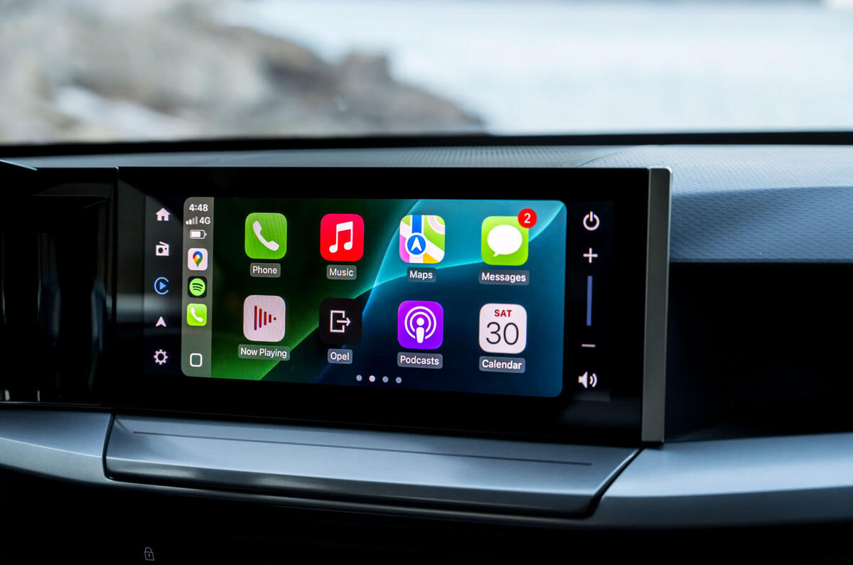 Vauxhall Frontera review 2024 09 infotainment Vauxhall Frontera review 2024 09 infotainment