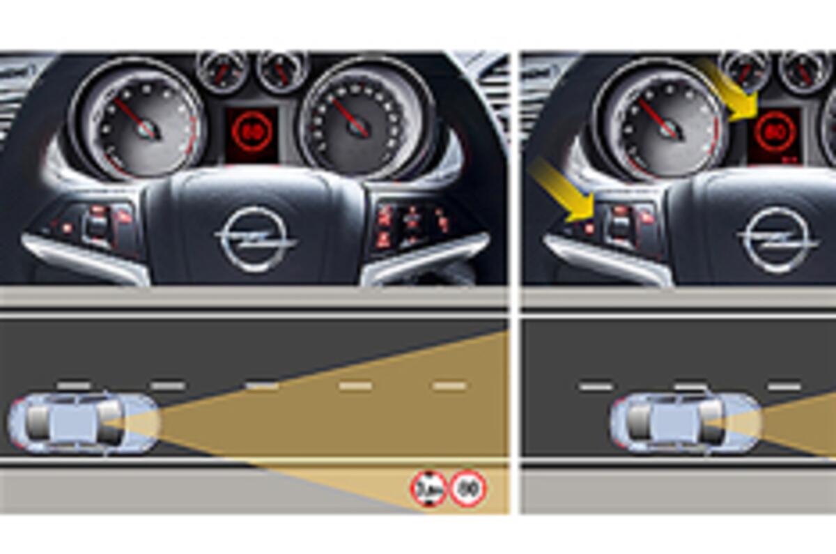 Insignia detects speed limits