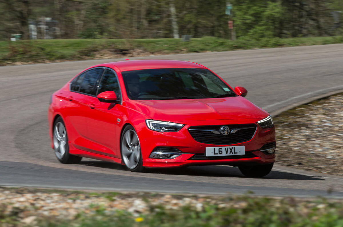 Vauxhall Insignia Grand Sport cornering
