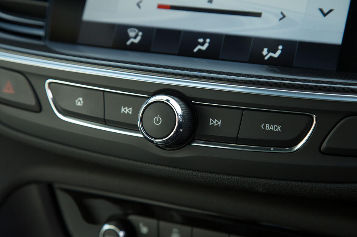 Vauxhall Insignia Grand Sport infotainment controls