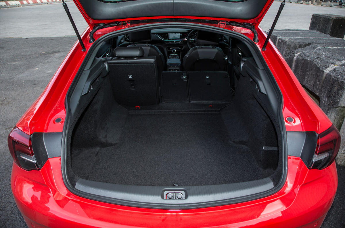 Vauxhall Insignia Grand Sport seats down