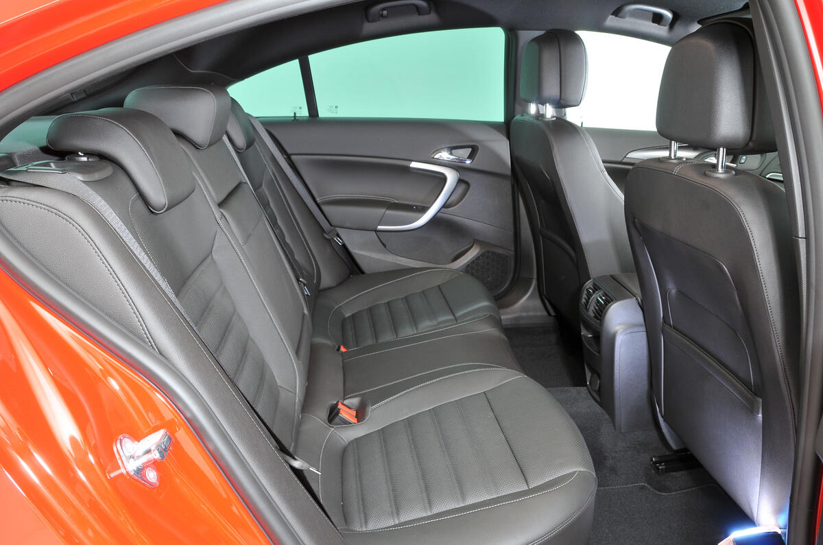Vauxhall Insignia rear seats