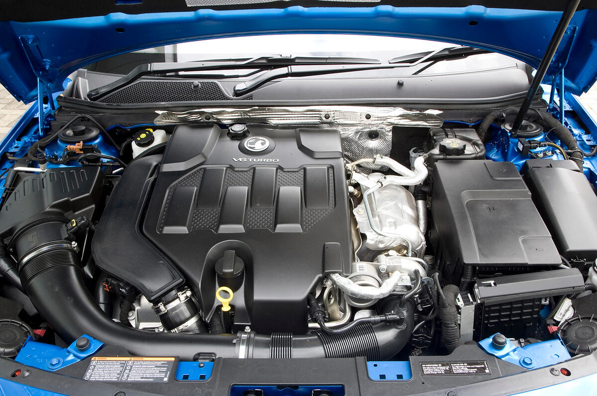 The Insignia VXR is more powerful than all of its chosen rivals apart from the Audi S4 2.0-litre Vauxhall Insignia VXR engine