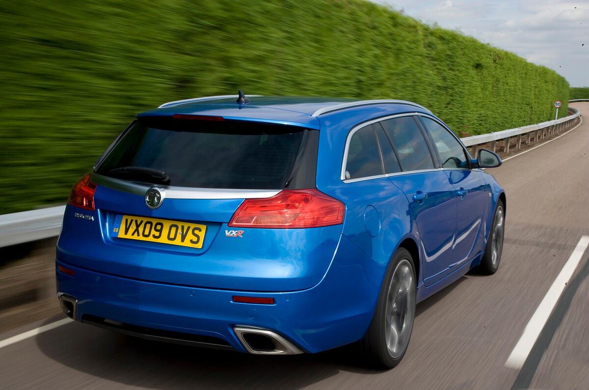Vauxhall Insignia VXR estate rear