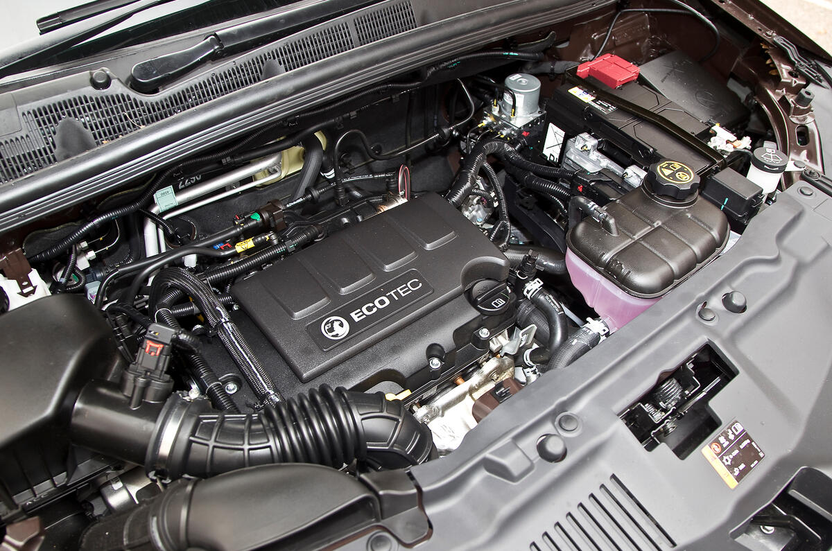 The 1.4-litre turbocharged petrol engine in the Vauxhall Mokka