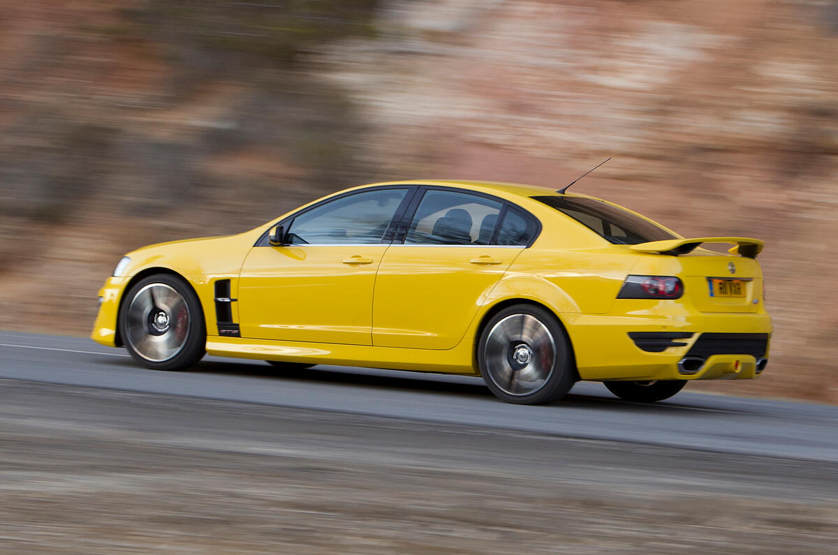 Vauxhall VXR8 rear cornering