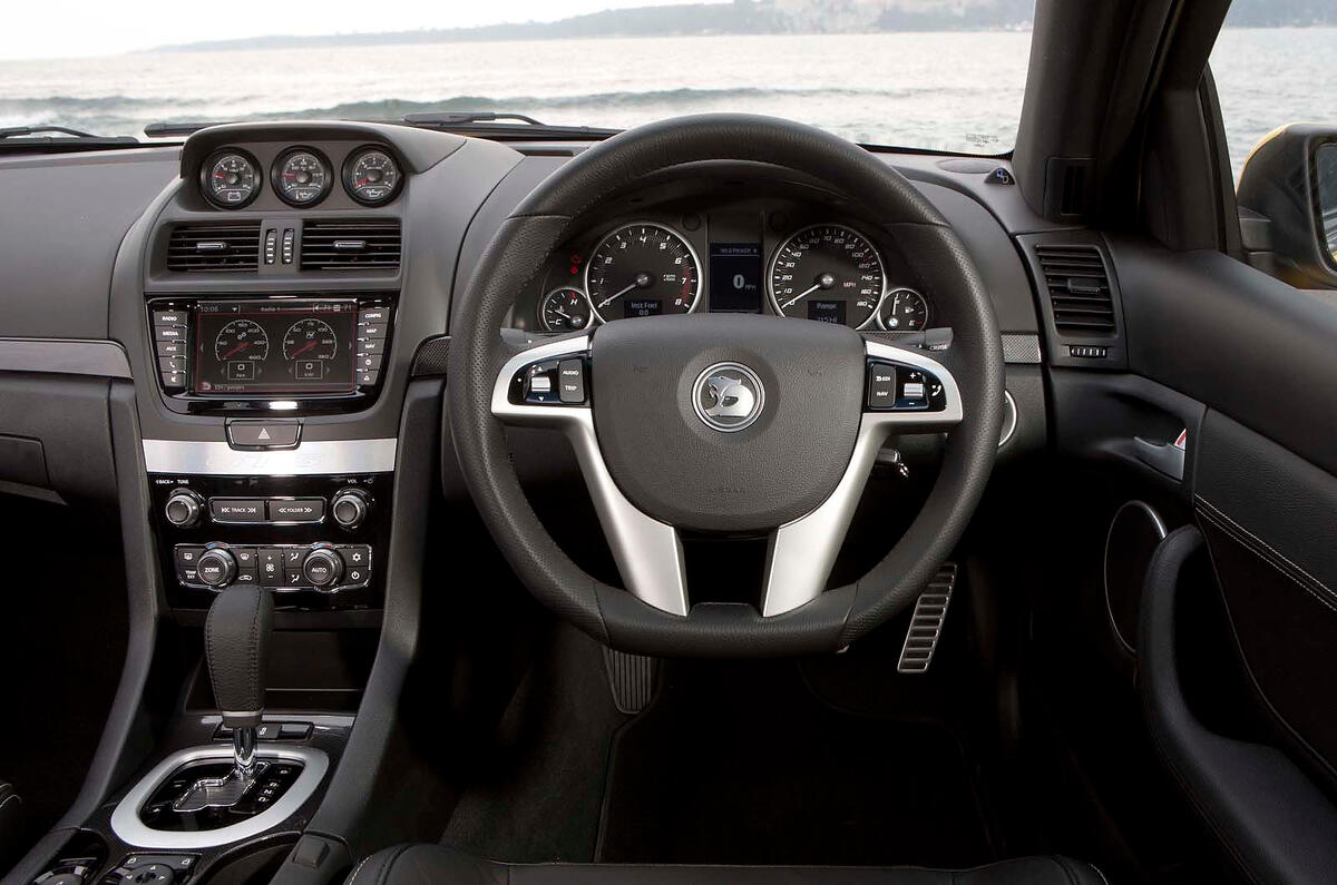 Vauxhall VXR8 dashboard